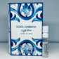 Dolce & Gabbana Light Blue Capri In Love Pour Homme Eau de Parfum Sample 1.5ml