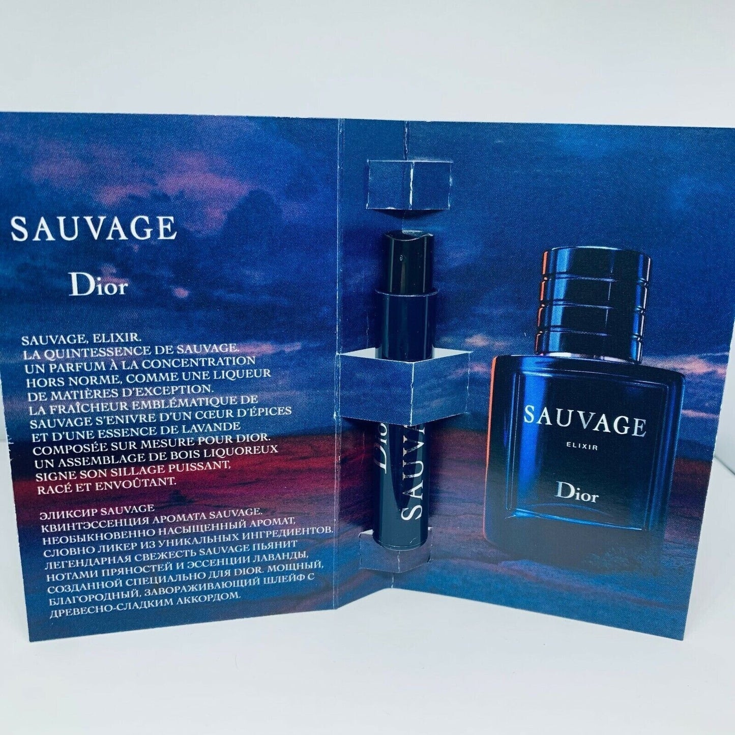 Lot of 10 Sauvage ELIXIR Parfum Concentre Sapmle Spray Vials 1ml/0.03oz Each