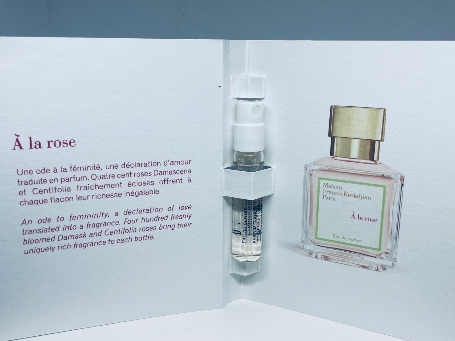 Maison Francis Kurkdjian Perfume Collection For Women Sample Spray 10pc Set 2ml
