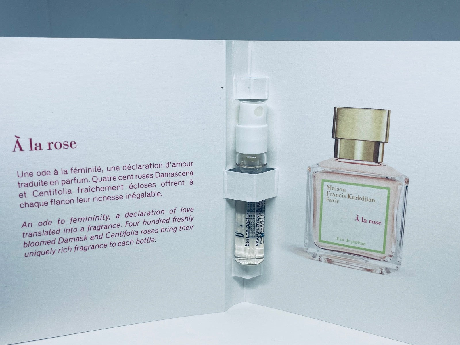 Maison Francis Kurkdjian Perfume Collection For Women Sample Spray 10pc Set 2ml