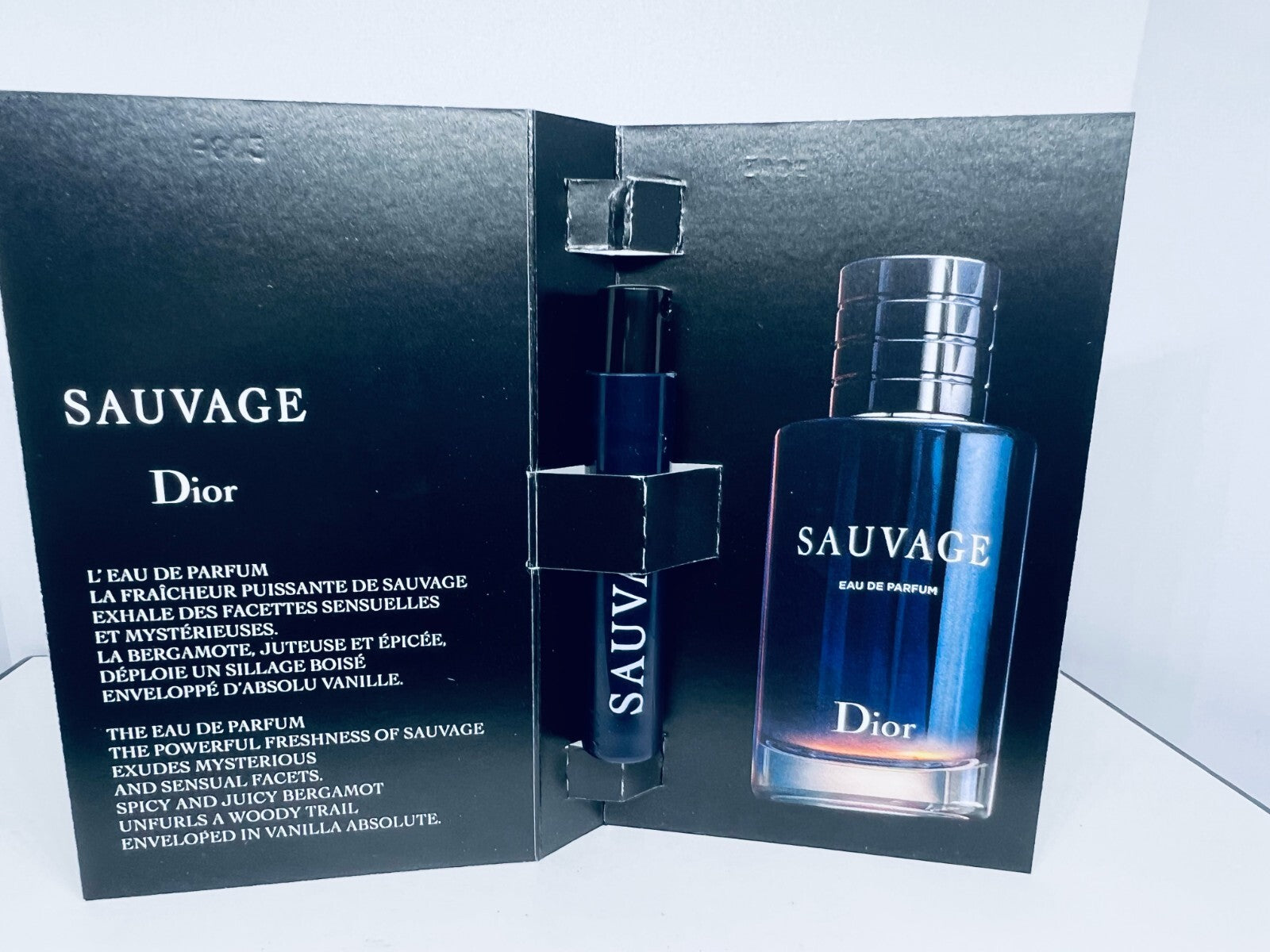 Dior Sauvage Cologne Collection For Men Sample Spray Vials 5pc Set