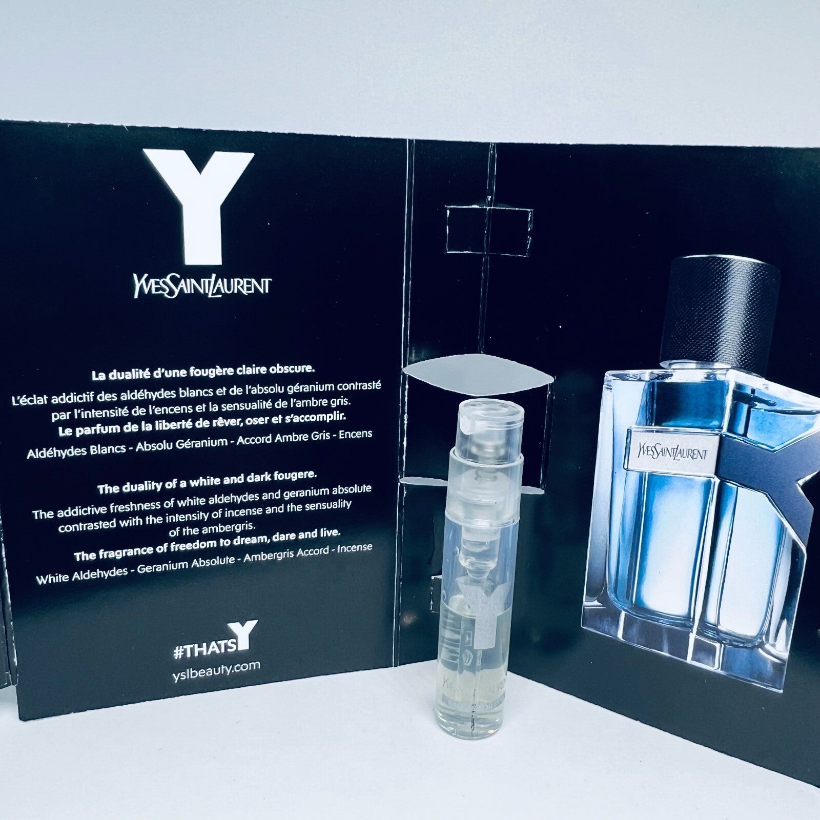 Yves Saint Laurent Cologne Collection Sample Spray Vials 1.2ml / 0.04oz 10pc Set