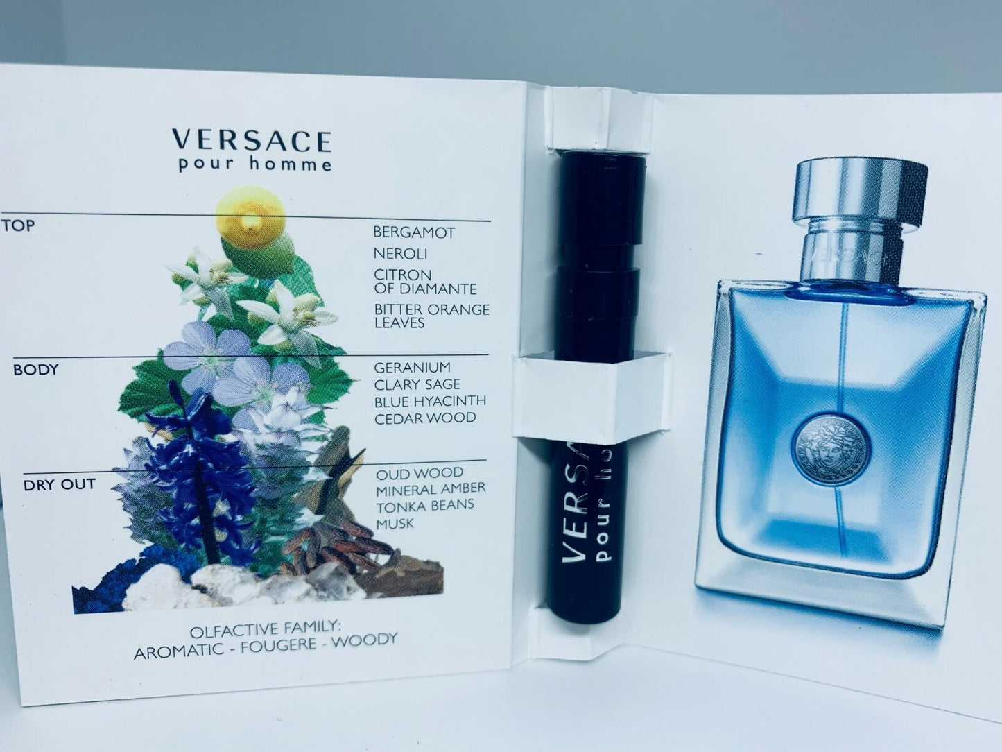 Versace Men Cologne Collection Sample Spray Vials 1ml / 0.03oz 10Pc Set