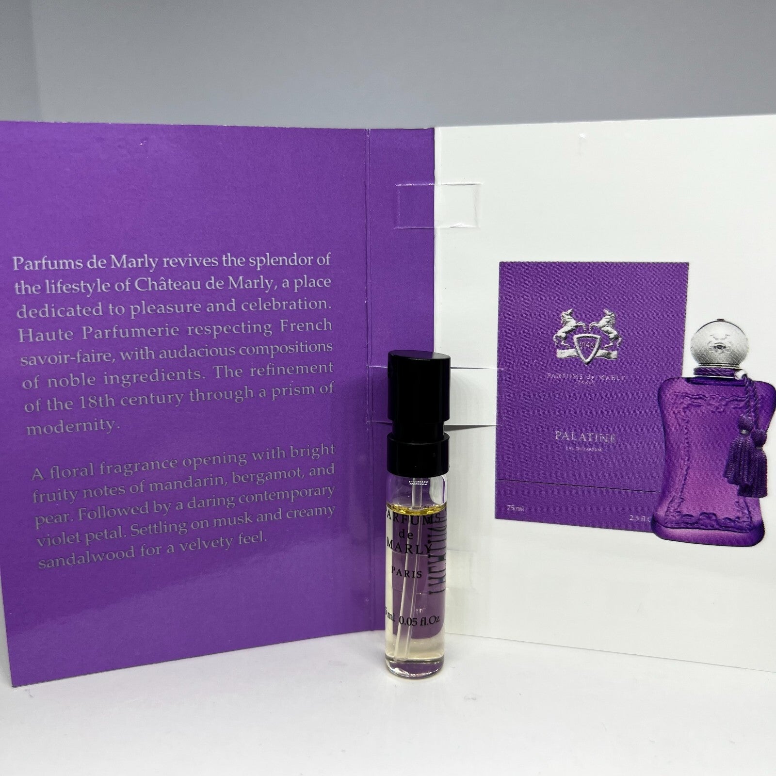 Parfums De Marly Palatine Eau de Parfum Sample Spray 1.5ml/0.05oz *2024 Release*