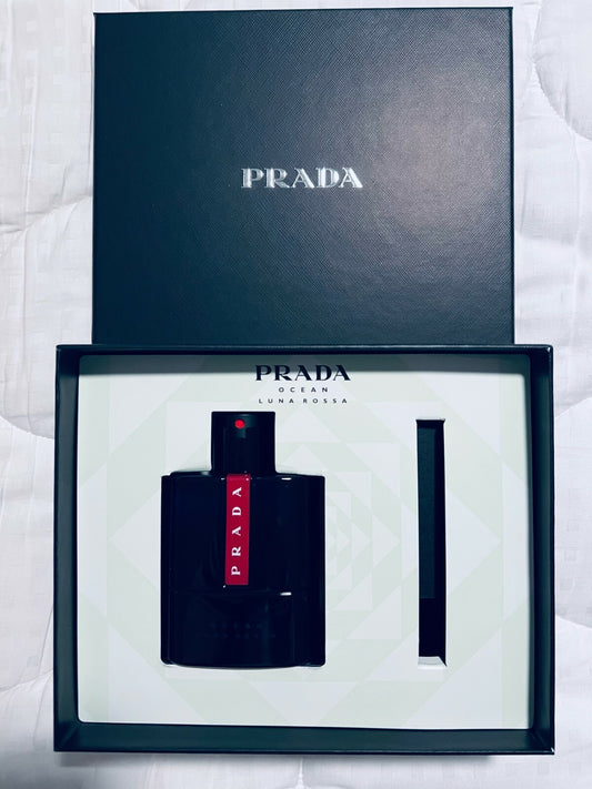 PRADA Luna Rossa Ocean Men`s Eau de Toilette Spray 3.3 oz / 100 ml New in Box