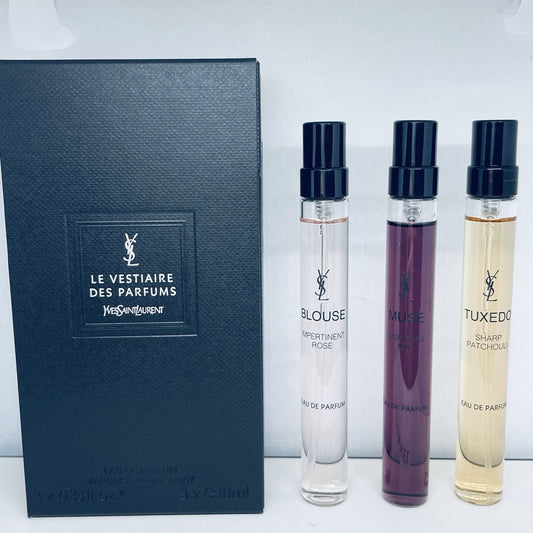 Yves Saint Laurent Le Vestiaire des Parfums Travel Spray Fragrance Set 3 x 10ml