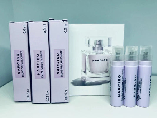 3 Narciso Eau de Parfum Radiante by Narciso Rodriguez 0.6ml New