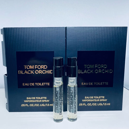 2 Tom Ford Black Orchid Eau de Toilette EDT Sample Spray 1.5ml/0.05oz 2023 New