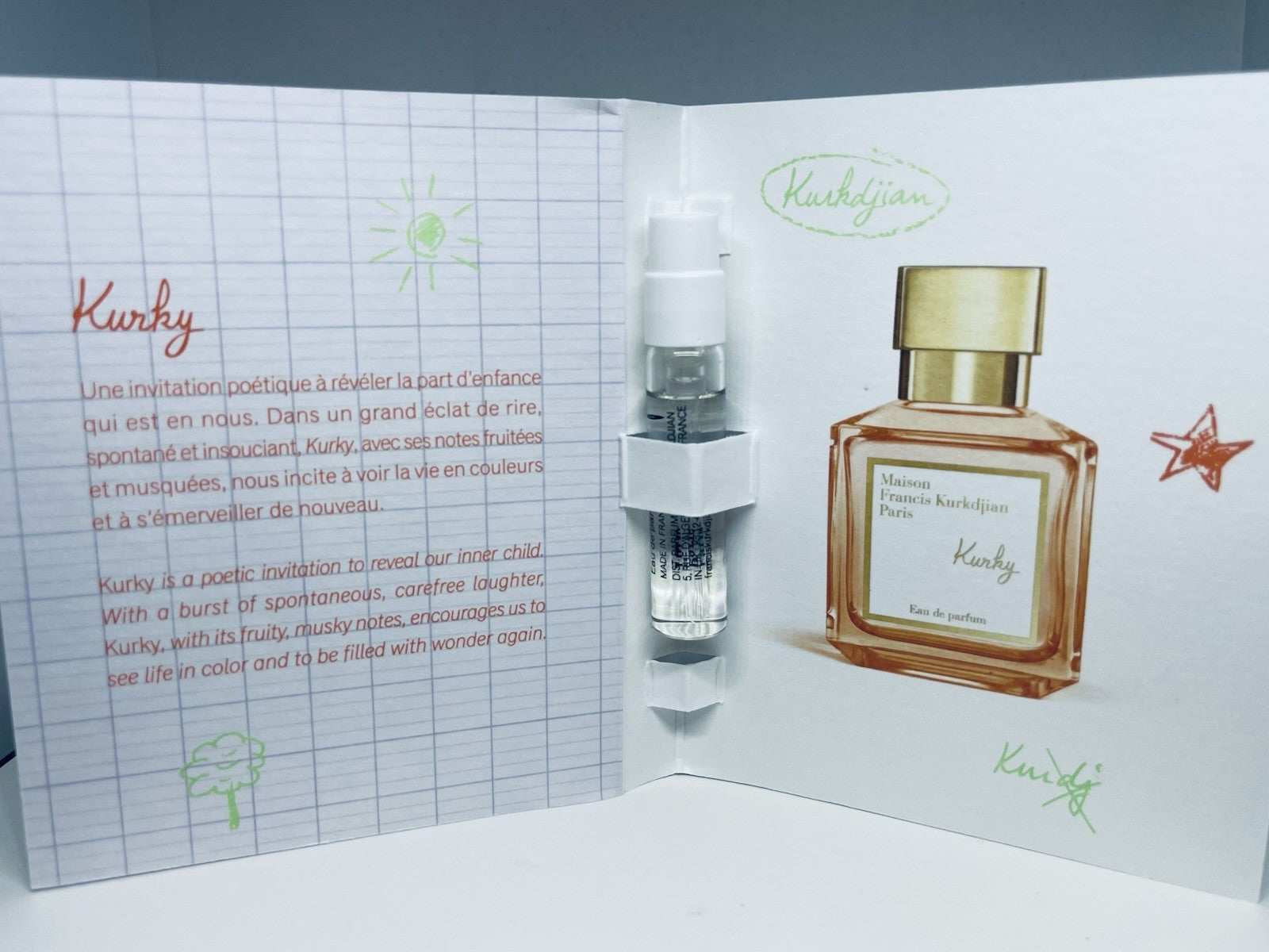 Maison Francis Kurkdjian KURKY Eau de Parfum Sample Spray 2ml