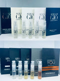 Giorgio Armani Men Perfume Collection Sample Spray 10pc Set