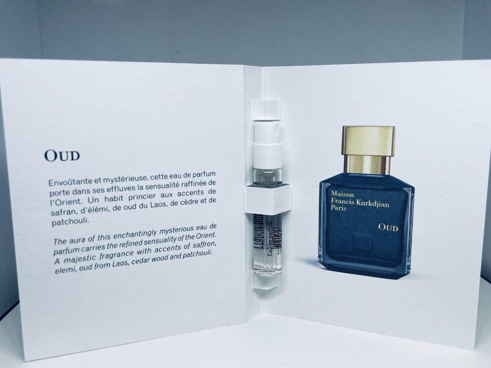 Maison Francis Kurkdjian Men Perfume Collection Sample Spray 10pc Set