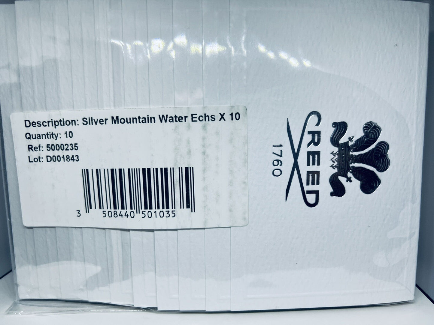 Creed Silver Mountain Water Eau de Parfum 1.7ml x10 Sample Spray