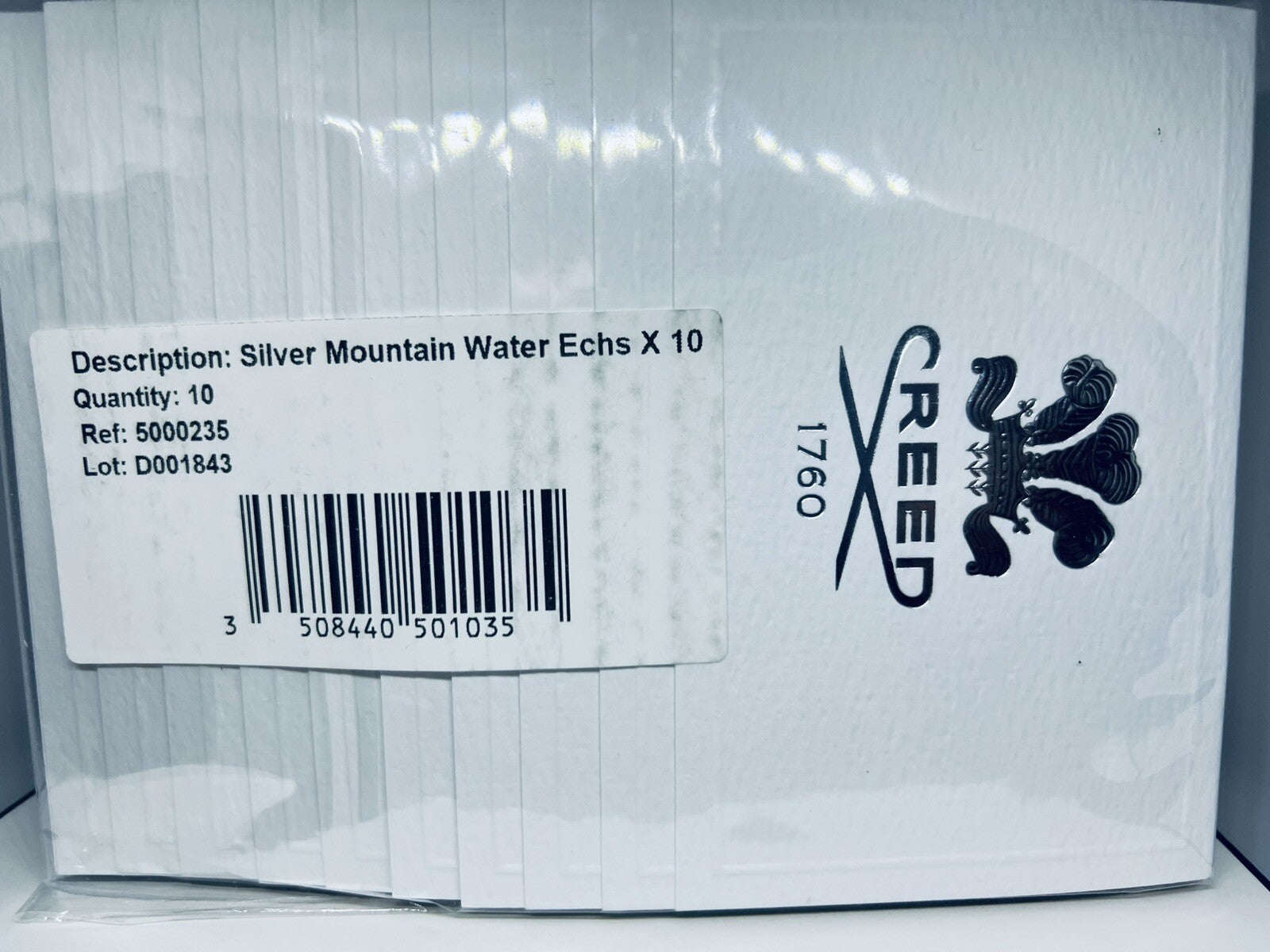 Creed Silver Mountain Water Eau de Parfum 1.7ml x10 Sample Spray