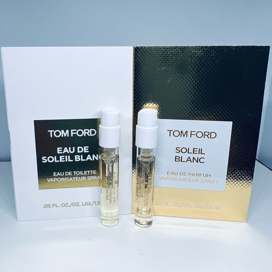 Tom Ford Soleil Blanc EDP & Eau de Soleil Blanc Sample Spray 1.5ml/0.05oz