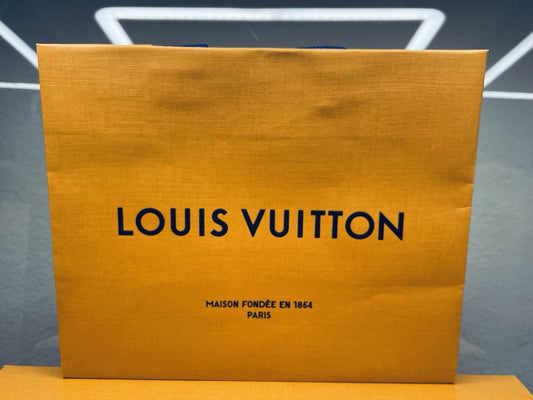 Authentic LOUIS VUITTON 8.75 X 7 X 4.5” Paper Gift/Shopping Bag
