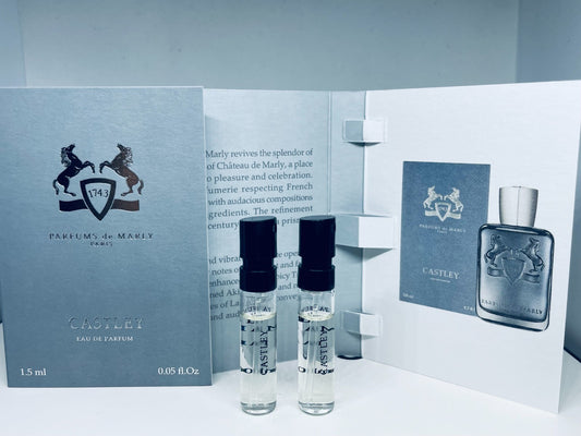 2 Parfums de Marly Castley Eau de Parfum Sample Spray 1.5ml