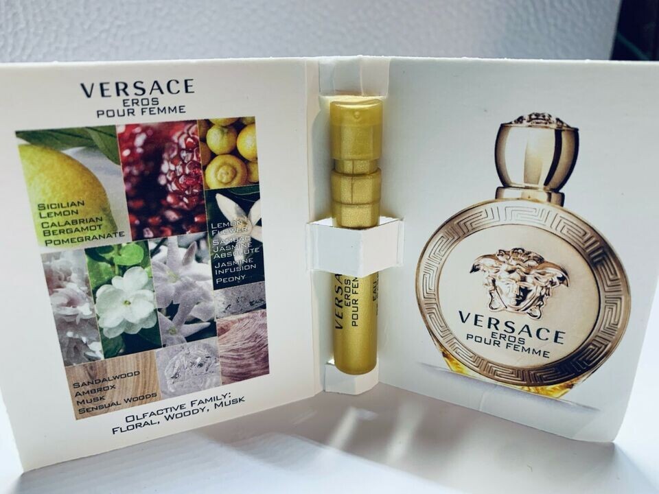Versace Women Perfume Collection Sample Spray Vials 10Pc Set