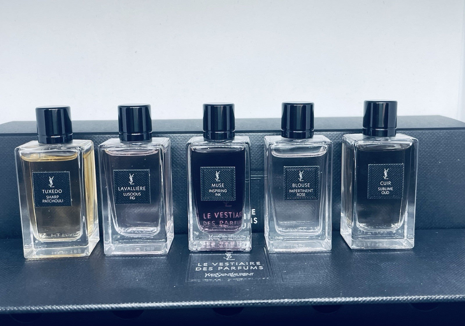 Yves Saint Laurent Le Vestiaire des Parfums Travel Size Fragrance Set 5x7.5ml