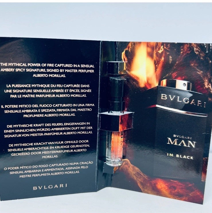 Bvlgari Man In Black Eau de Parfum Sample Spray 1.5ml