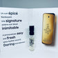 Paco Rabanne Perfume Collection For Men Sample Spray Vials 10pc Set