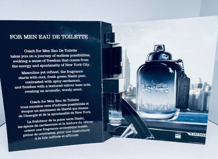 Coach For Men Eau de Toilette Sample Spray 2ml