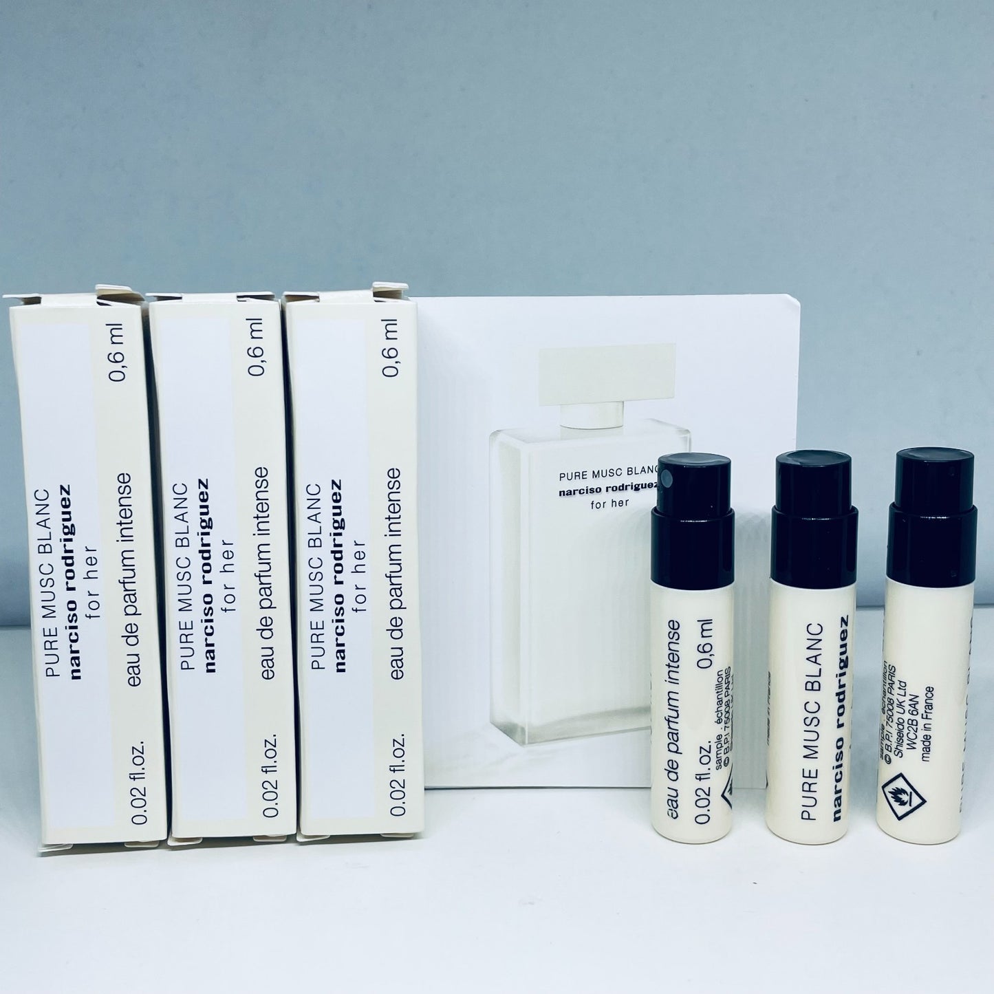 3 Narciso Rodriguez Perfume Sample Spray 0.6ml - 1ml -Choose Your Scents