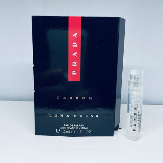 Prada Luna Rossa Carbon Eau de Parfum Sample Spray 1.2ml New