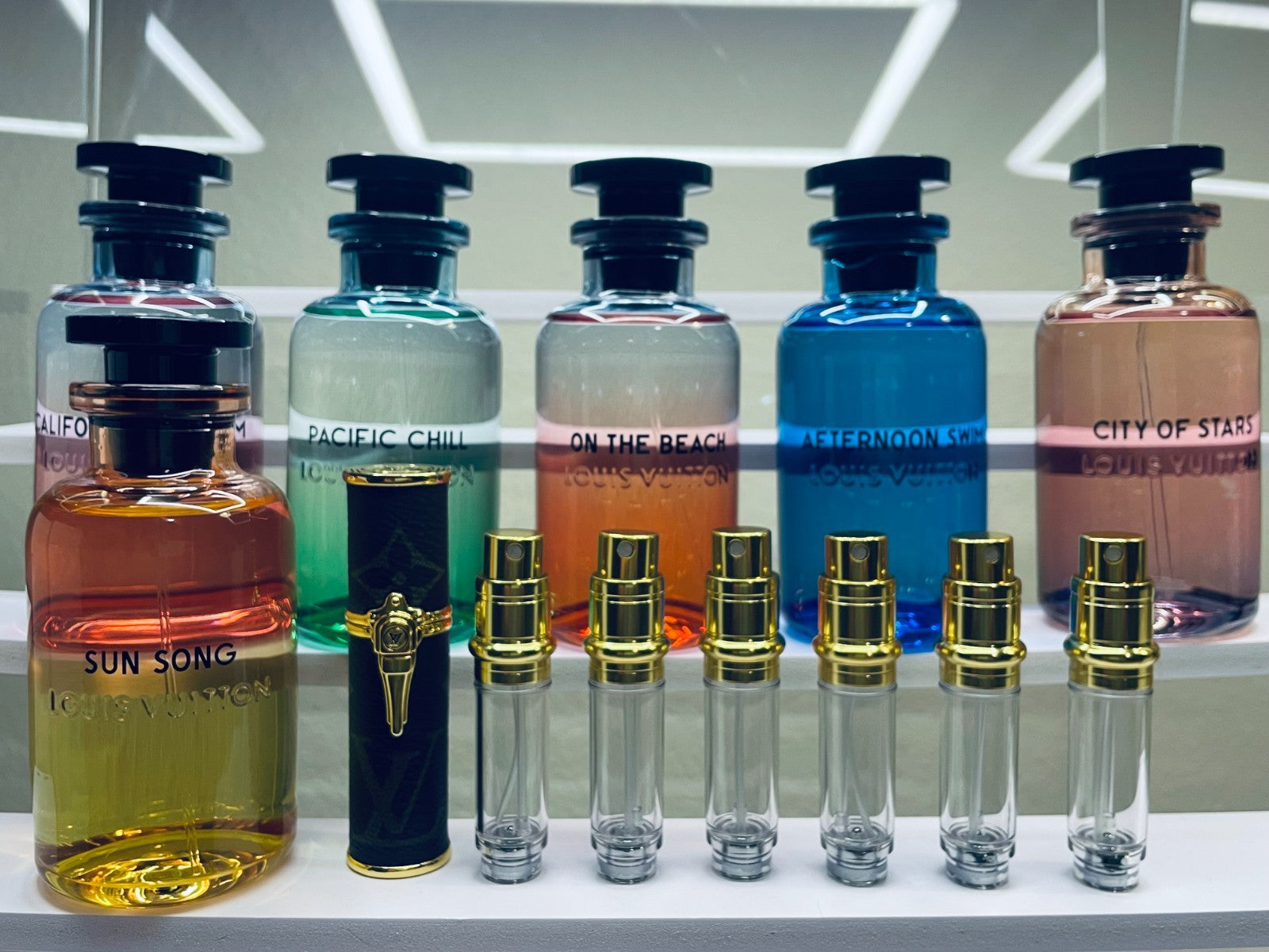 Louis Vuitton Cologne Perfumes Collection Travel Size Spray 6Pc Set