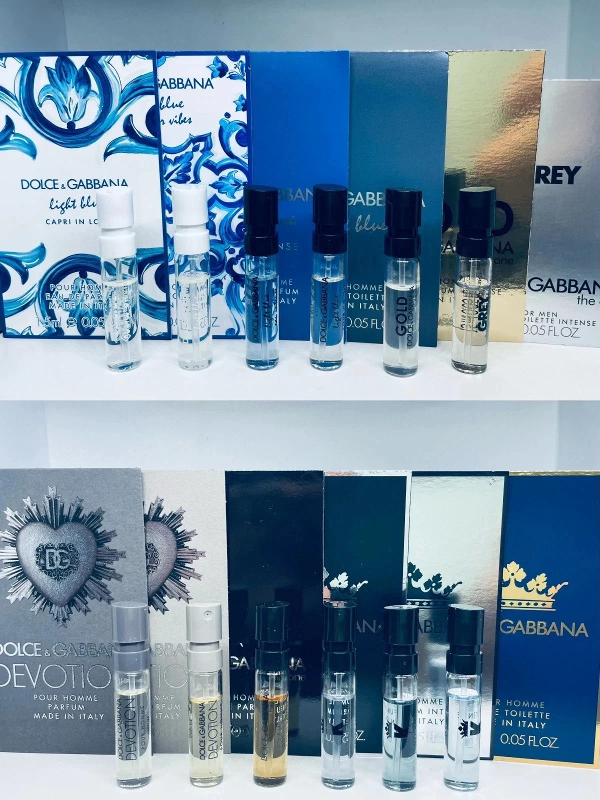 Dolce & Gabbana Perfume Sample Vials - Choose Scent & Combined Shipping