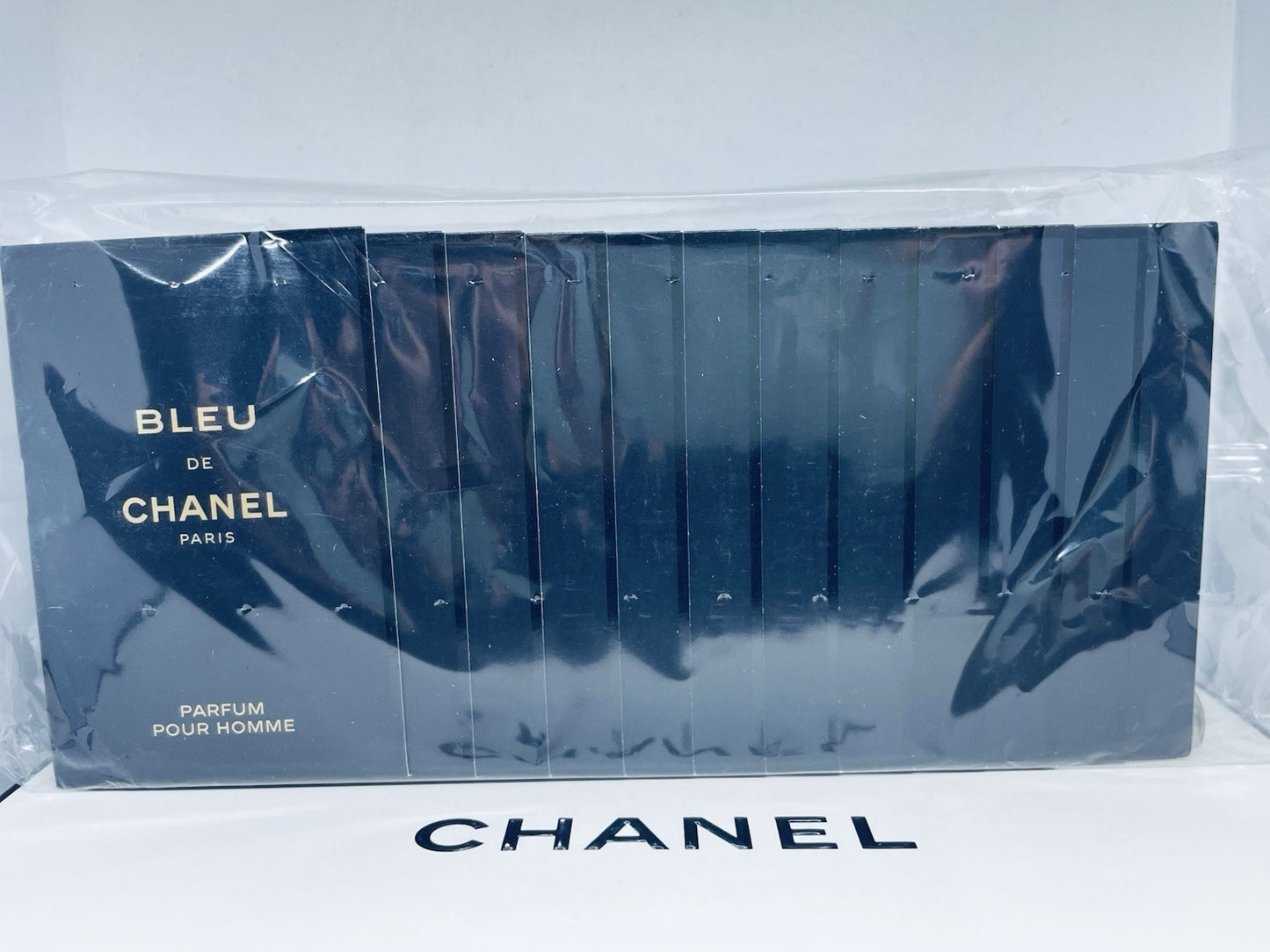 CHANEL BLEU DE CHANEL PARFUM 1.5ml .05fl oz x 12 COLOGNE SPRAY SAMPLE VIALS