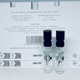 2 Creed Aventus Eau de Parfum EDP Sample Spray 1.7ml