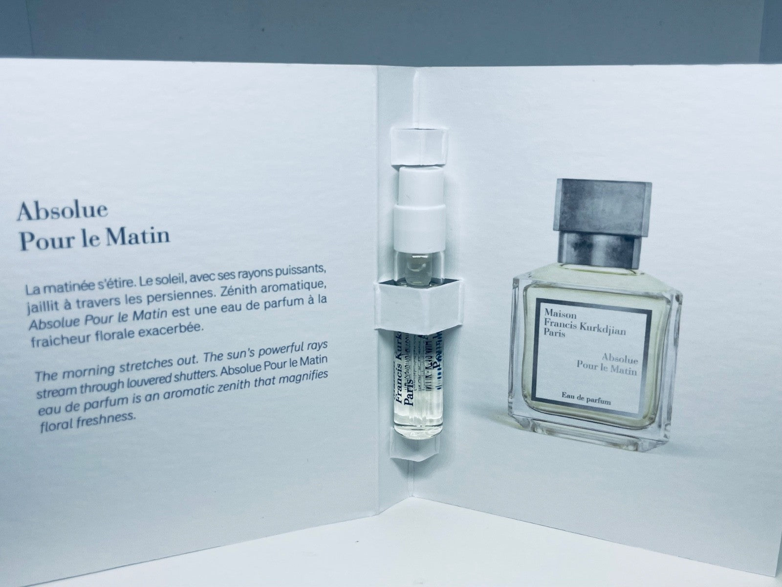Maison Francis Kurkdjian Perfume Collection For Men Sample Spray 10pc Set 2ml