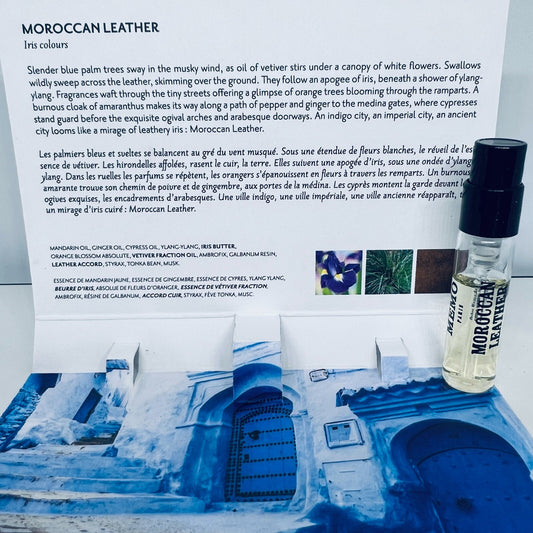 Memo Paris Moroccan Leather Eau de Parfum Sample Spray Vial 1.5ml / 0.05 oz
