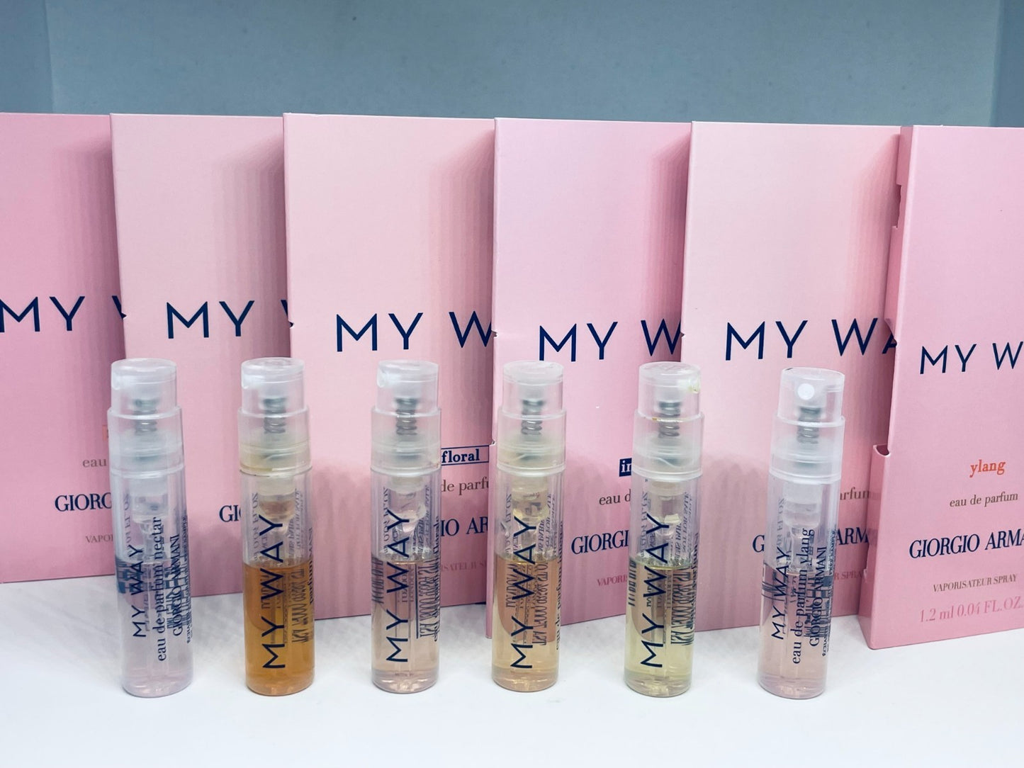 Giorgio Armani My Way Perfume Collection Sample Spray Vials 6pcs Set