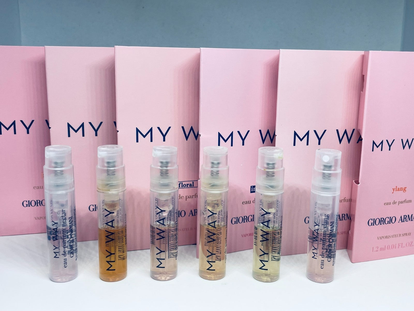 Giorgio Armani My Way Perfume Collection Sample Spray Vials 6pcs Set