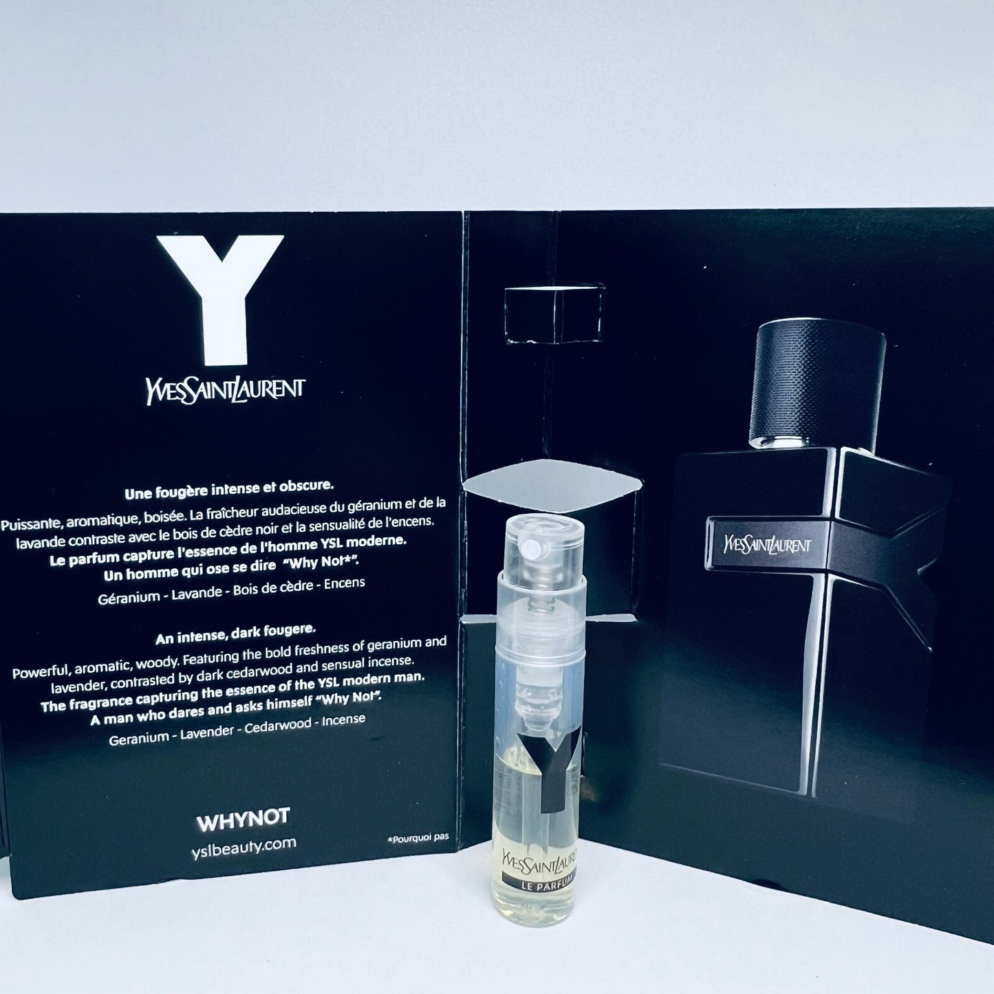 Yves Saint Laurent Cologne Collection Sample Spray Vials 1.2ml / 0.04oz 10pc Set