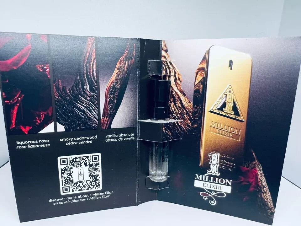 Paco Rabanne One Million Perfume Collection For Men Sample Spray 7pc Set