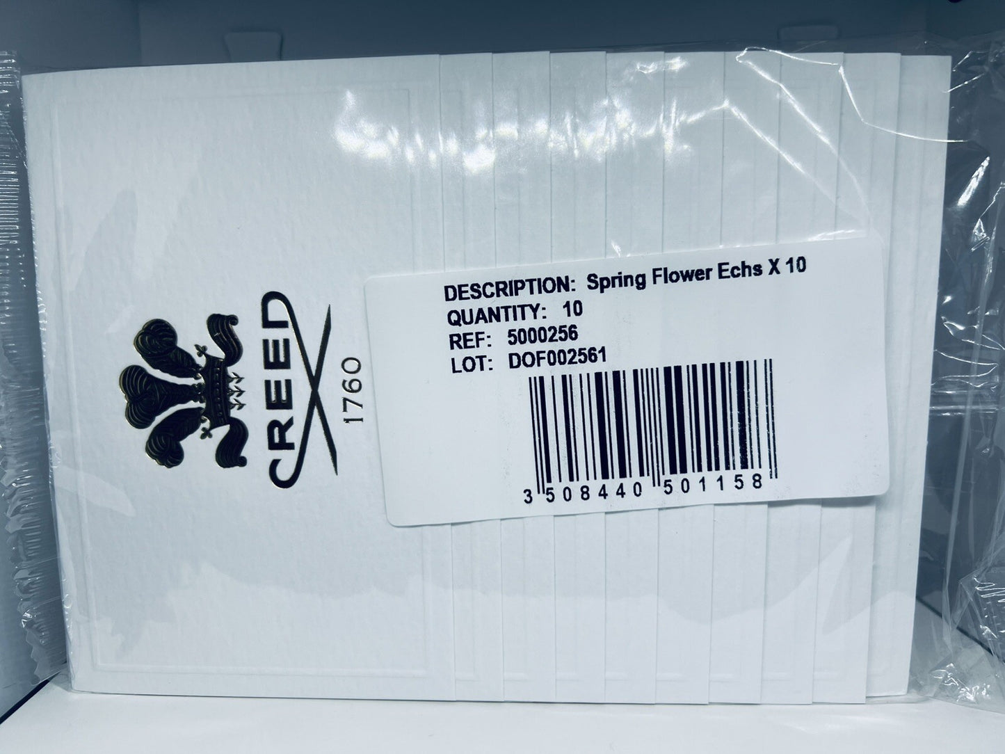 Creed Spring Flower Eau de Parfum 1.7ml x10 Official Carded Sample Spray