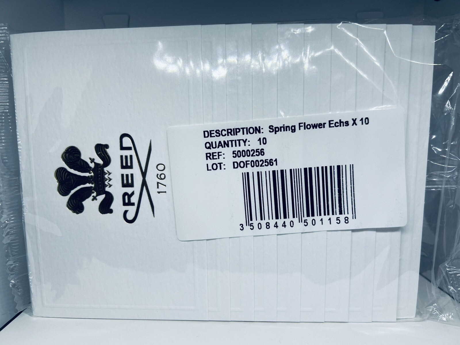 Creed Spring Flower Eau de Parfum 1.7ml x10 Official Carded Sample Spray