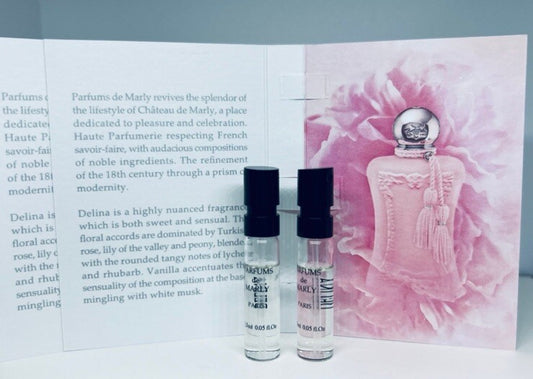 2Pc Parfums De Marly Delina EDP Perfume Sample Spray 1.5ml