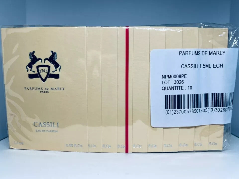 Parfums De Marly Cassili Eau de Parfum x 10 Sample Spray 0.05oz / 1.5ml