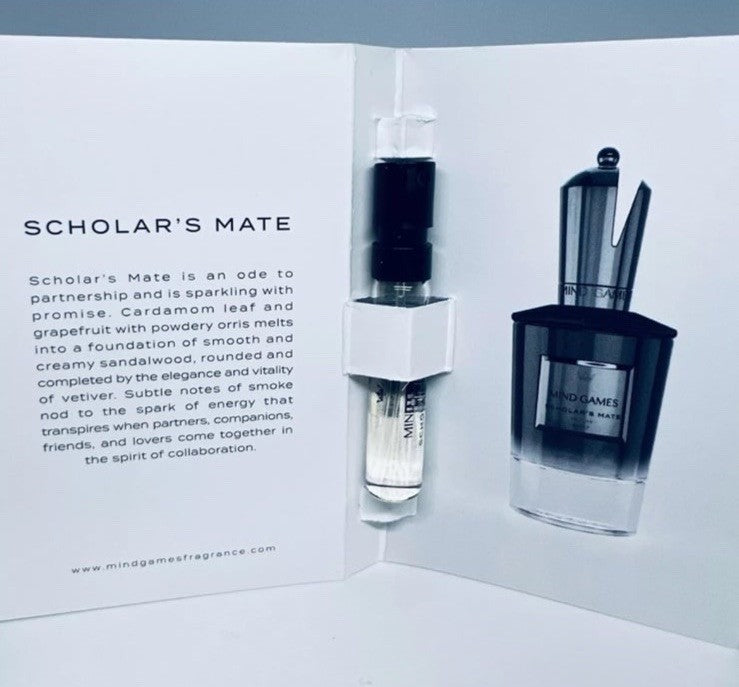 Mind Games Scholar’s Mate Extrait de Parfum Sample 2ml/0.06oz