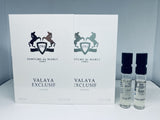 2 Parfums de Marly Valaya Exclusif Eau de Parfum Sample Spray 1.5ml