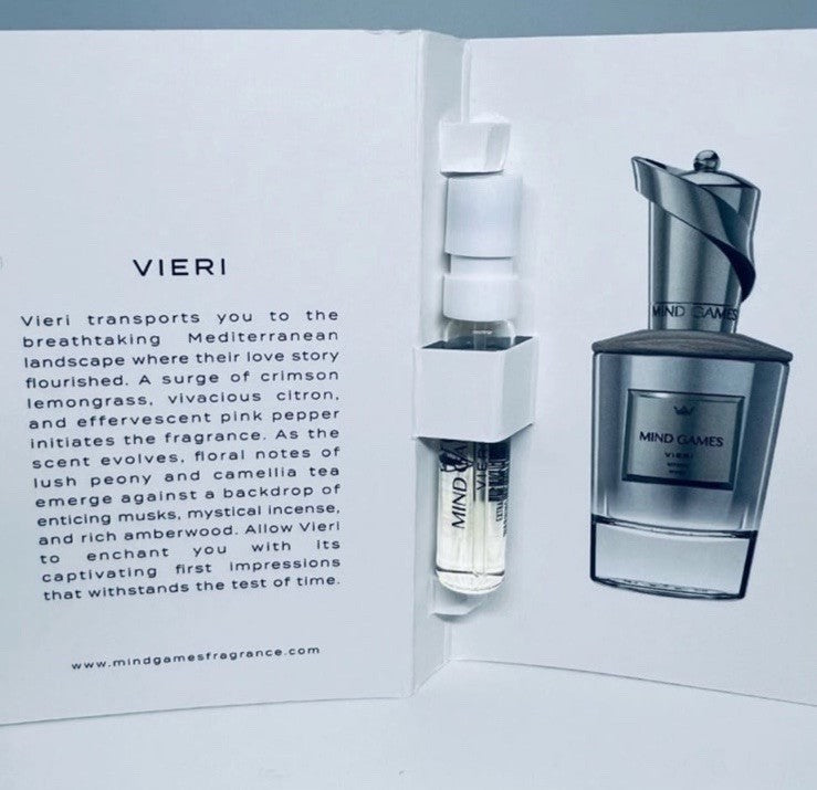 Mind Games Vieri Extrait De Parfum Sample Spray 0.06 oz/2ml