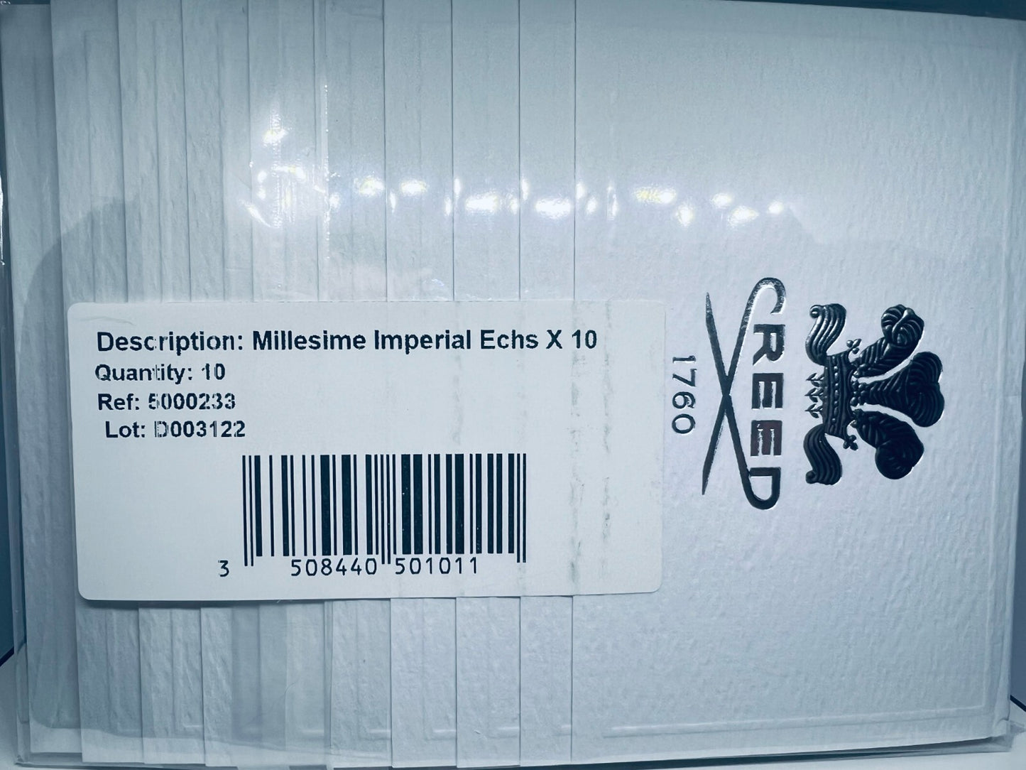 10x Creed Millesime Imperial EDP Official Carded Sample Spray  1.7ml