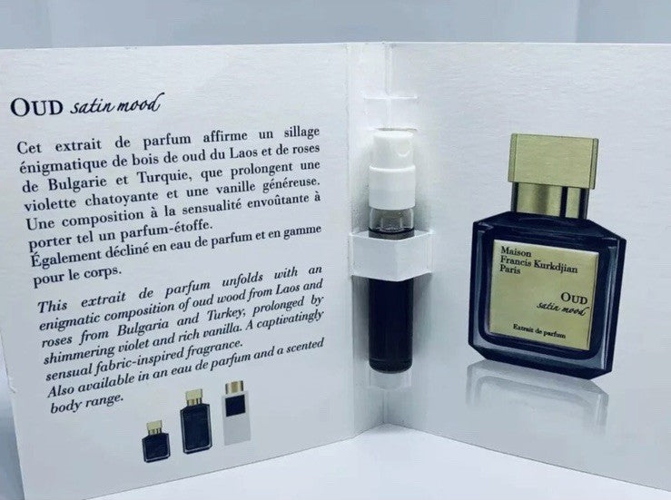 Maison Francis Kurkdjian Oud Silk Mood Extrait de Parfum Sample Spray 2ml