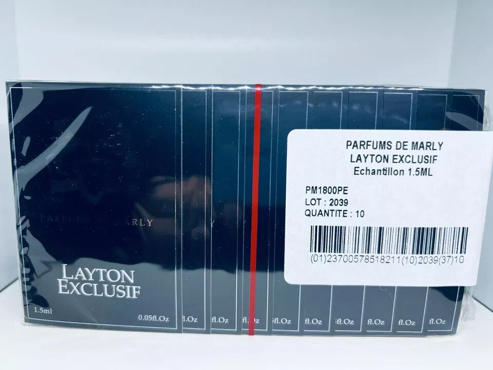 Parfums De Marly Layton Exclusif Eau de Parfum x 10 Sample Spray 1.5ml