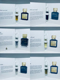 Maison Francis Kurkdjian Oud Perfume Discover Collection Sample Spray 6pc Set
