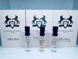 Parfums De Marly Delina, Delina Exclusif, Delina La Rosée EDP Sample Spray 3pc