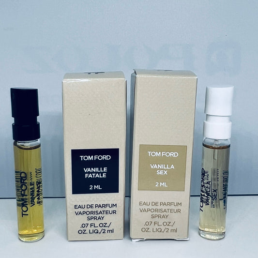 TOM FORD Vanilla Sex & Vanilla Fatale EDP Sample Spray 2ml/0.07oz New Release